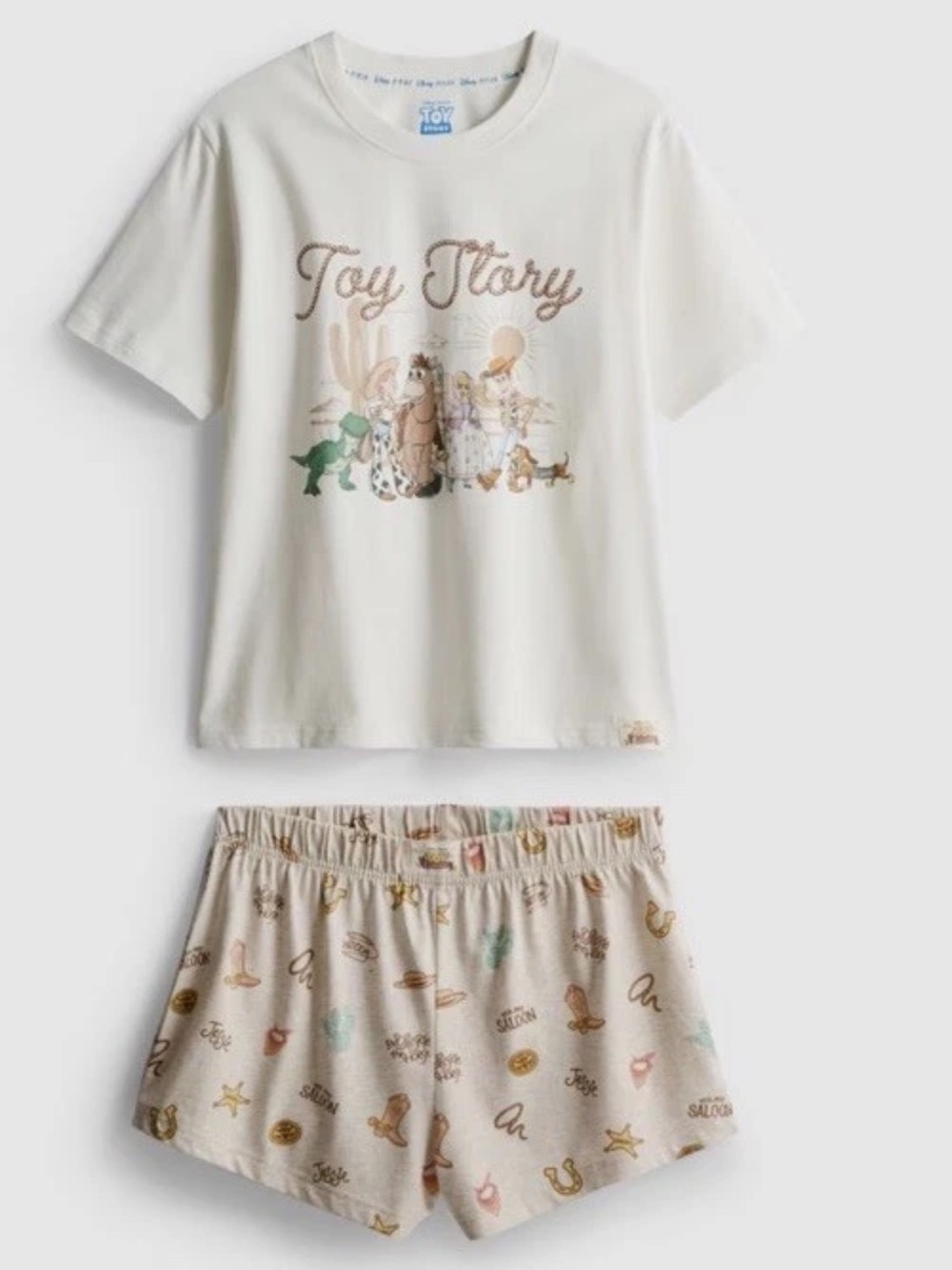 Disney Toy Story X Primark Shorts Pyjama Set Size XL NEW